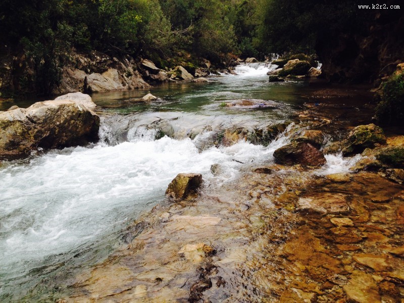 清澈的溪流图片大全