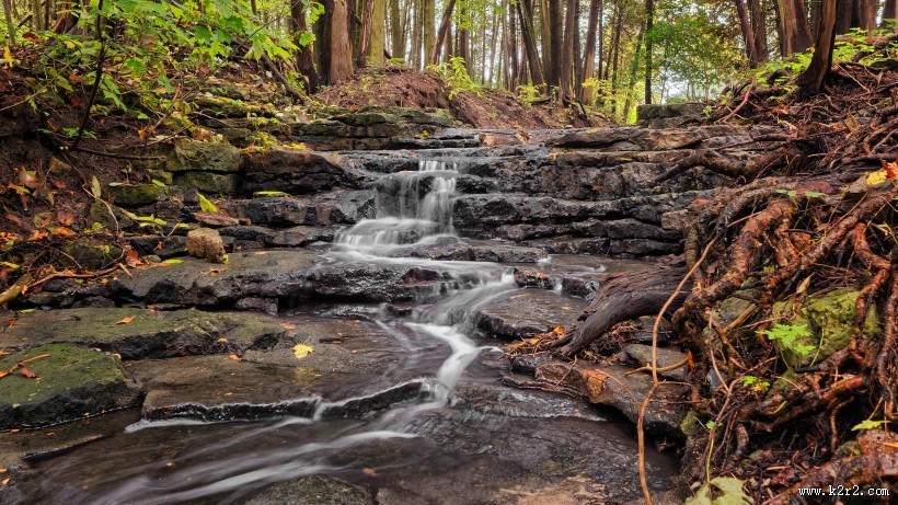 清澈的溪流图片大全