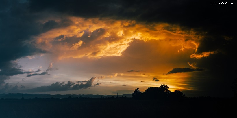 空中的云朵图片大全