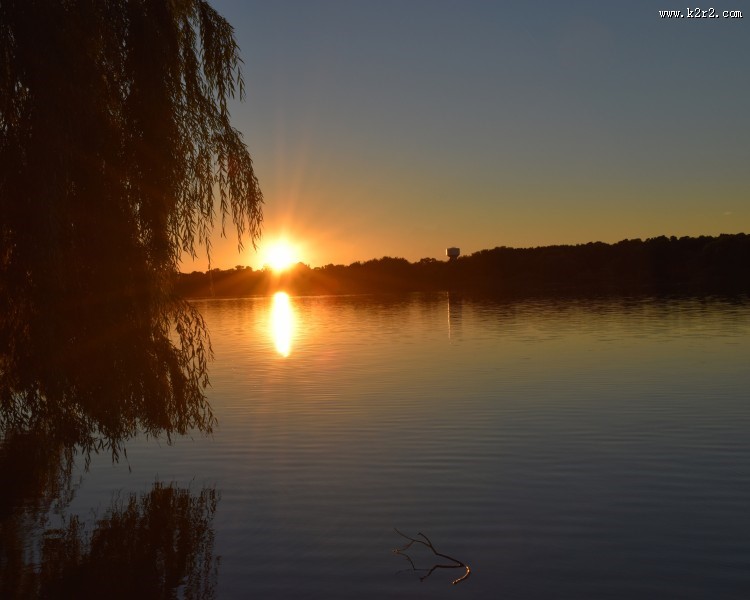 唯美的日出风景图片