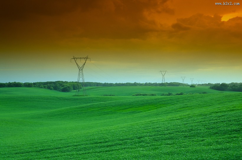 宁静的田野图片