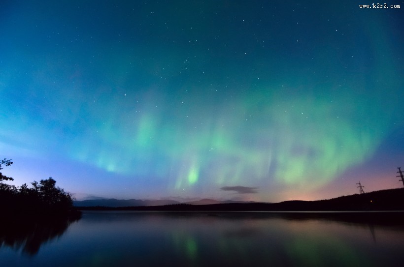 绚丽的极光图片