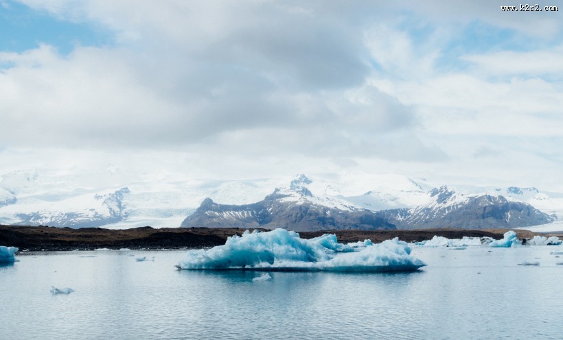 寒冷的冰川图片大全