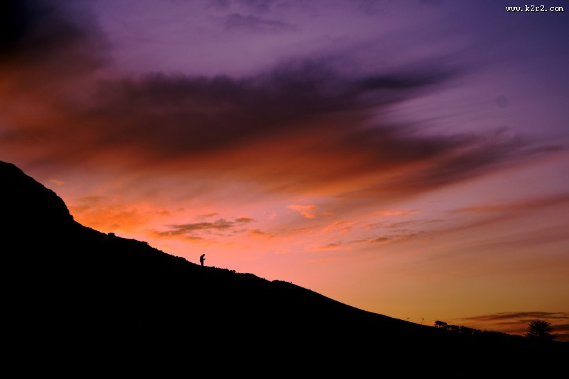 绚丽多彩的天边火烧云图片大全