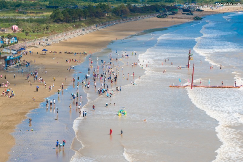 夏日海滨自然风景图片
