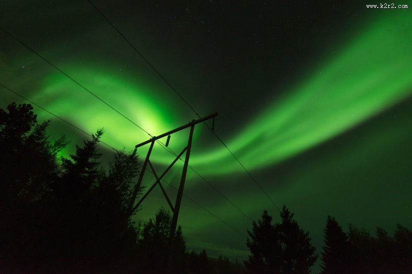 美丽绚烂的极光图片