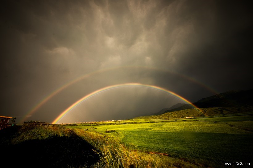 绚丽的彩虹图片大全