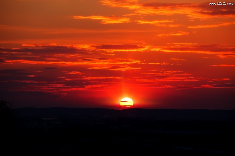 景色秀美的夕阳图片大全