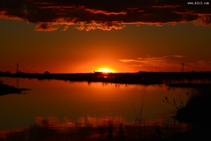 景色秀美的夕阳图片大全