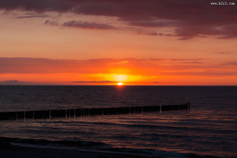 景色秀美的夕阳图片大全