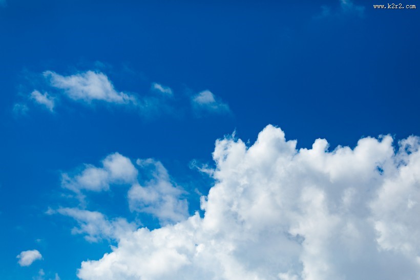 蓝天白云美丽风景图片
