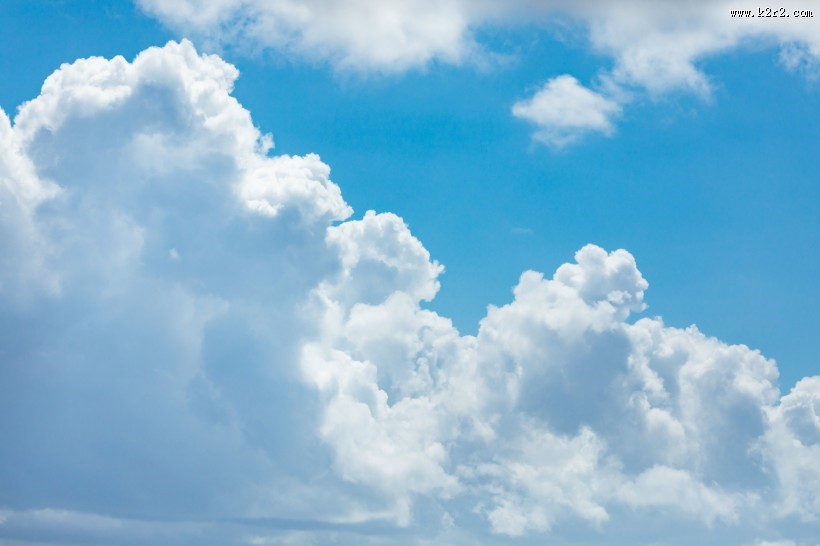 蓝天白云美丽风景图片