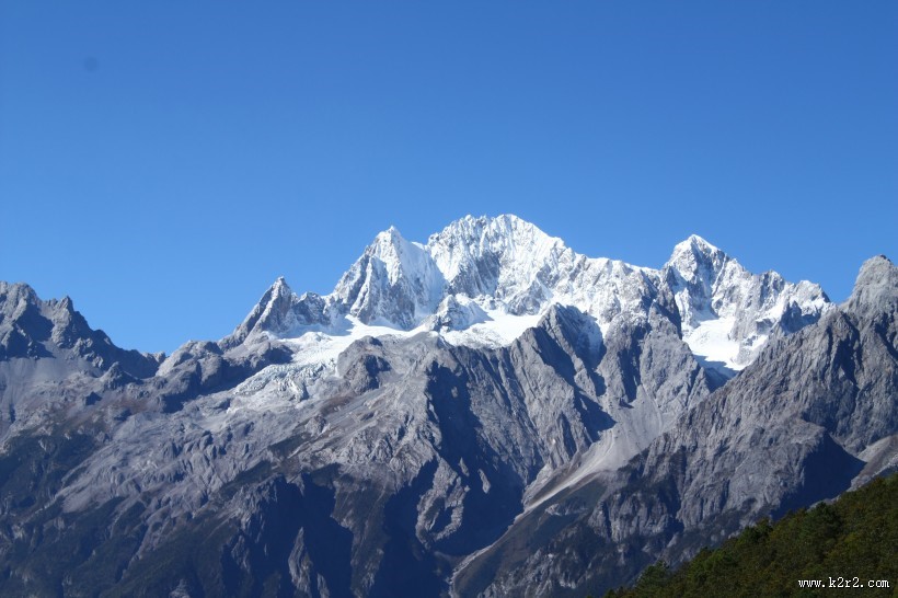 巍峨秀丽的雪山图片大全