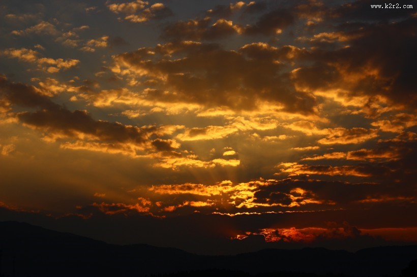 令人陶醉的晚霞图片