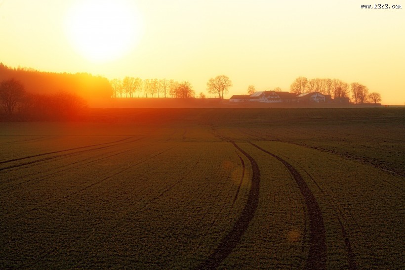辽阔的田野图片