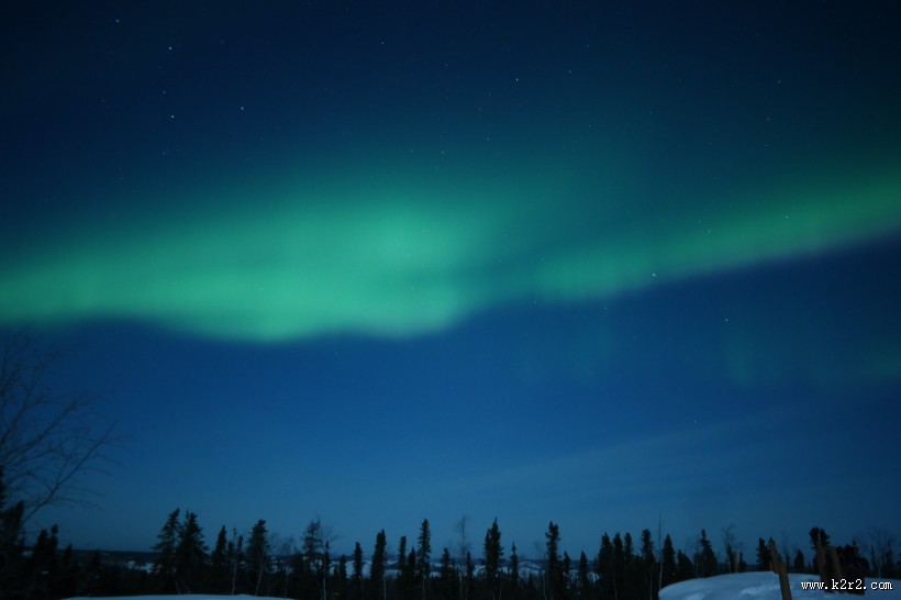难得一见的极光美景图片