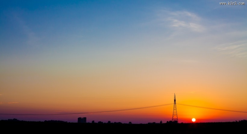 美丽的日出日落风景图片