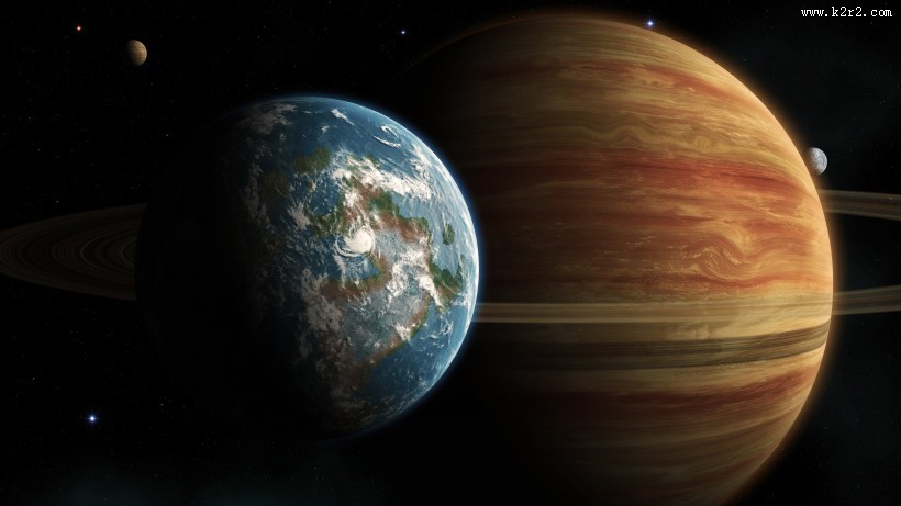 体积硕大的木星图片大全