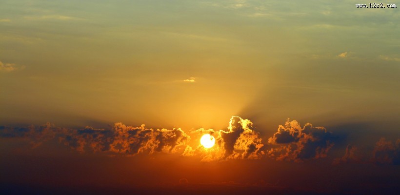唯美的日出日落风景图片大全