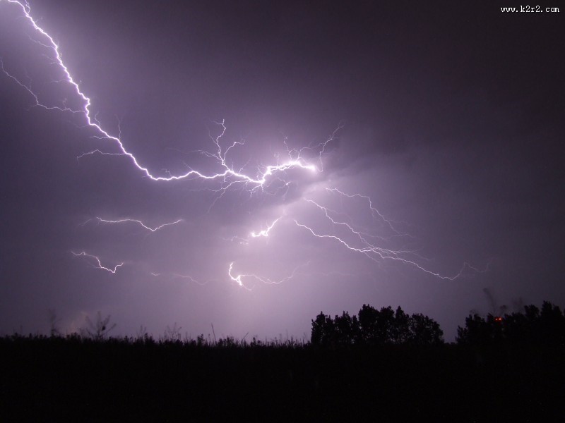 令人害怕的闪电图片