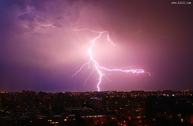 令人害怕的闪电图片