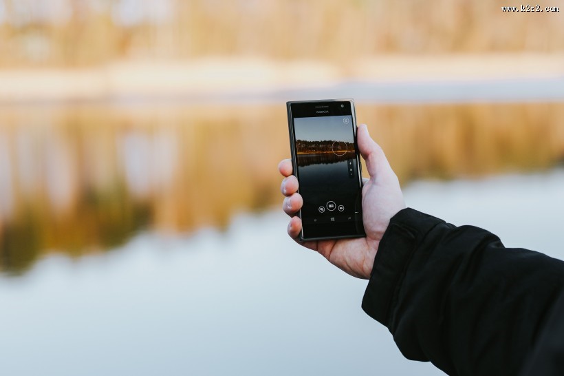 湖边的风景图片