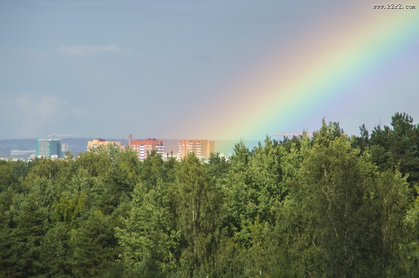 绚丽的彩虹图片大全