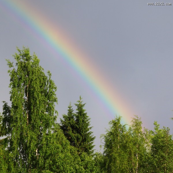 绚丽的彩虹图片大全