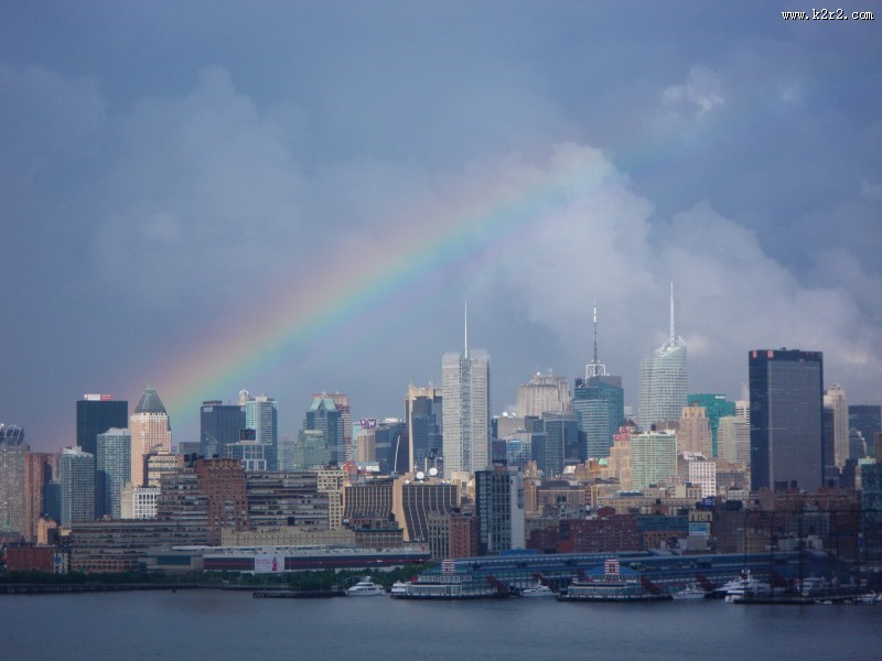 绚丽的彩虹图片大全