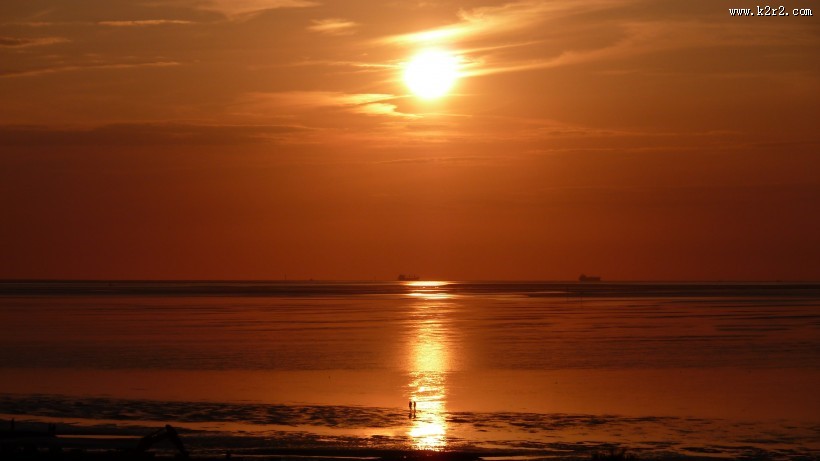 景色秀美的夕阳图片大全