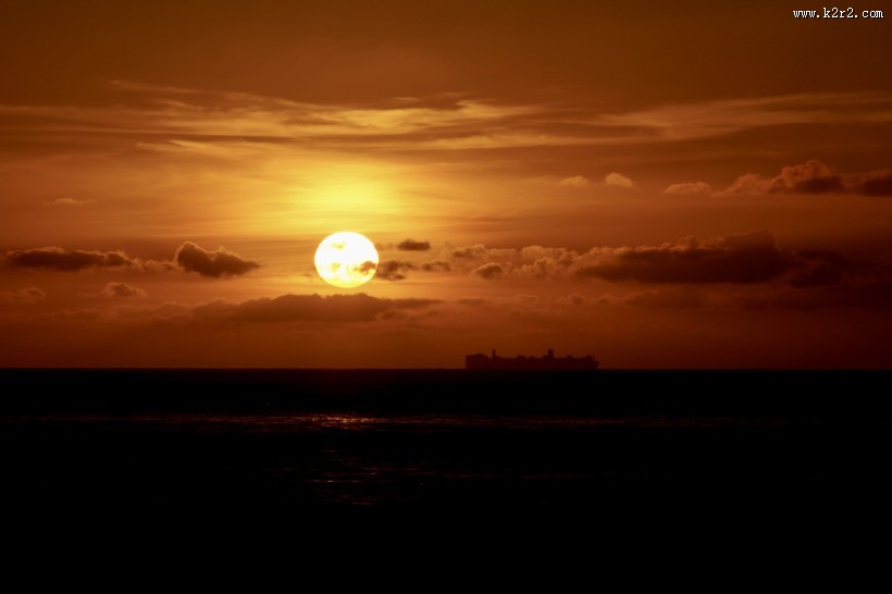 景色秀美的夕阳图片大全