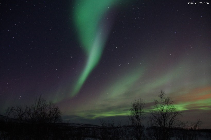绚烂的极光图片