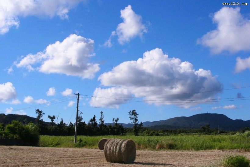 天空中的白云图片