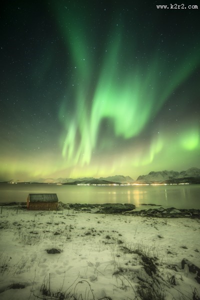 奇特美丽的极光图片