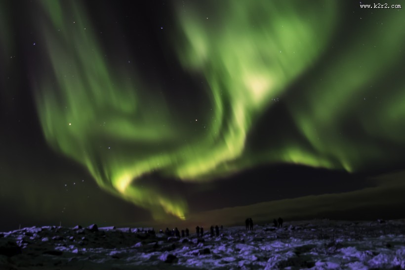奇特美丽的极光图片