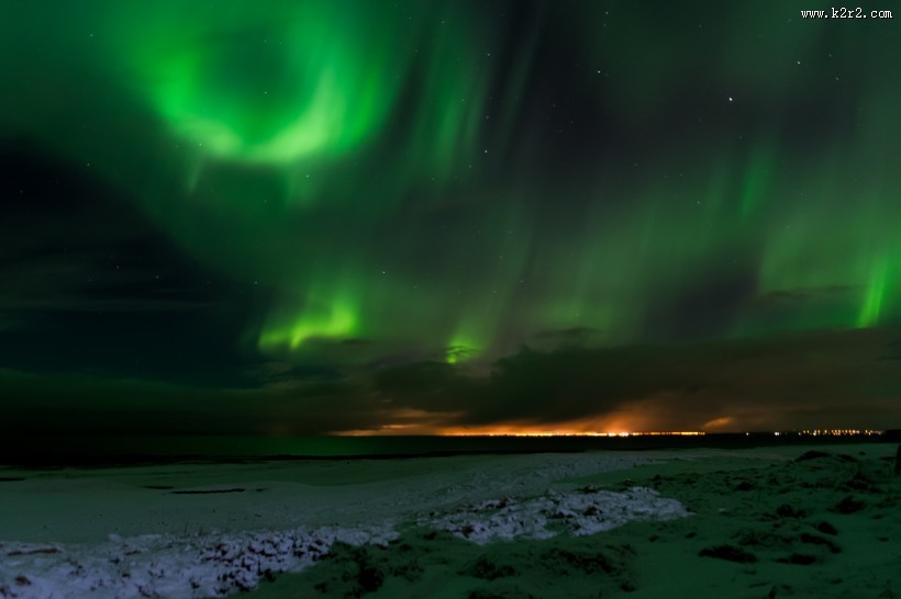 奇特美丽的极光图片