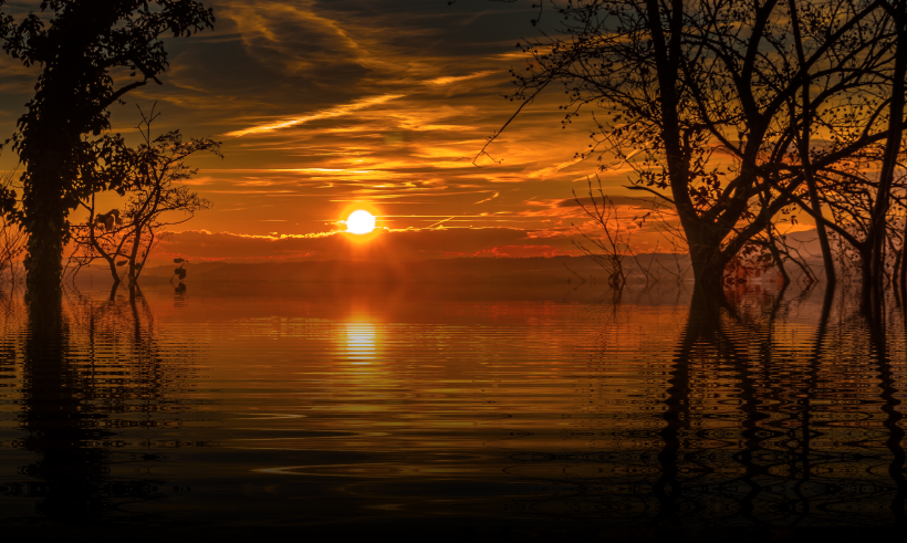 美丽的夕阳风景图片