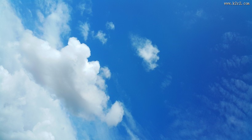 天空中的云彩图片