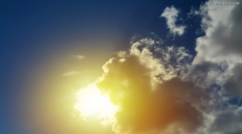 天空中的云彩图片