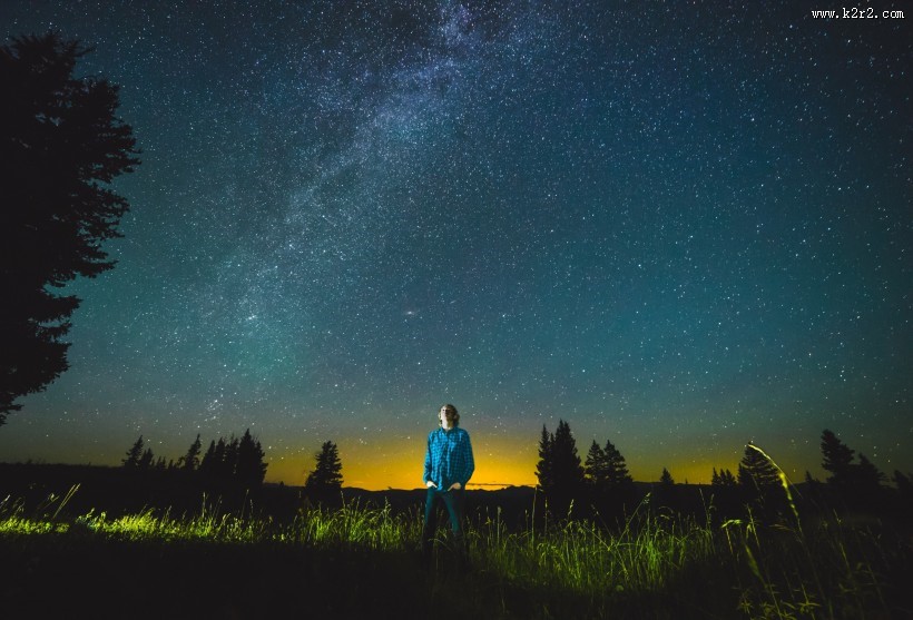 梦幻的星空图片