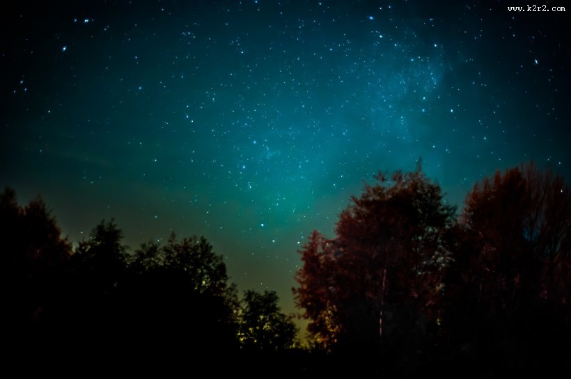 梦幻的星空图片