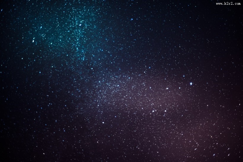 梦幻的星空图片