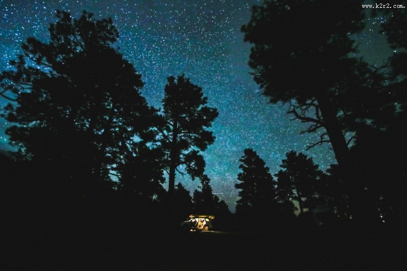 繁星点点的夜空图片大全