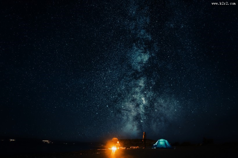 繁星点点的夜空图片大全