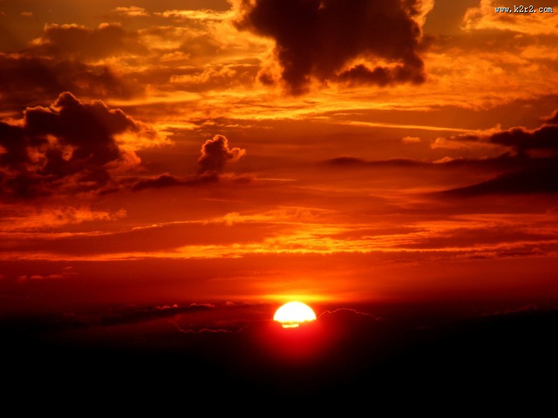 美丽的夕阳风景图片