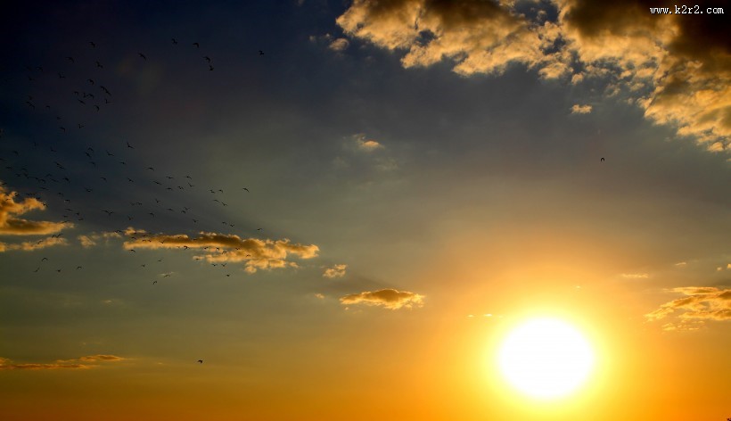 美丽的夕阳风景图片