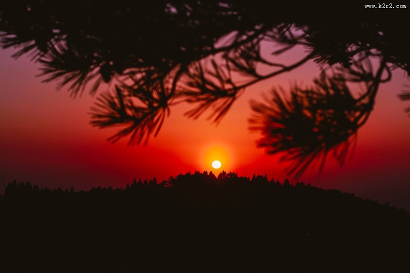 美丽的夕阳风景图片