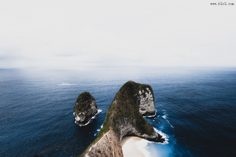 水中的小岛图片