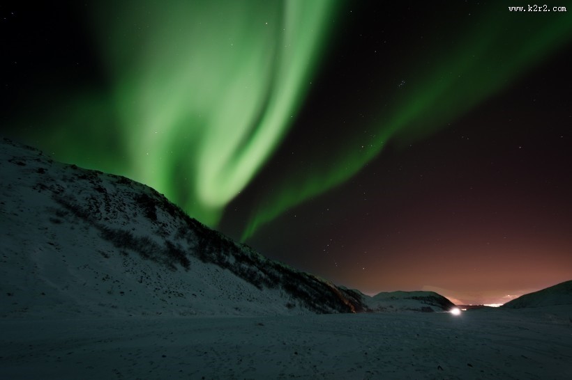 美丽的极光图片大全