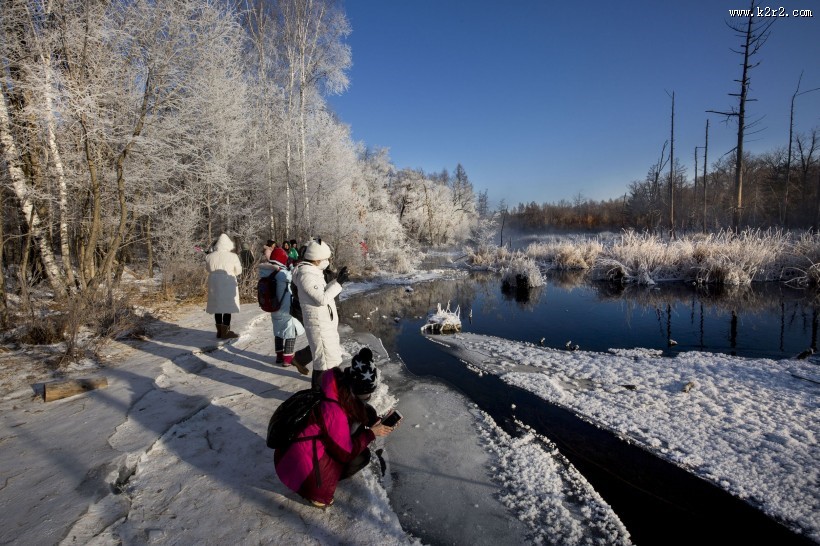 唯美的雾淞风景图片大全